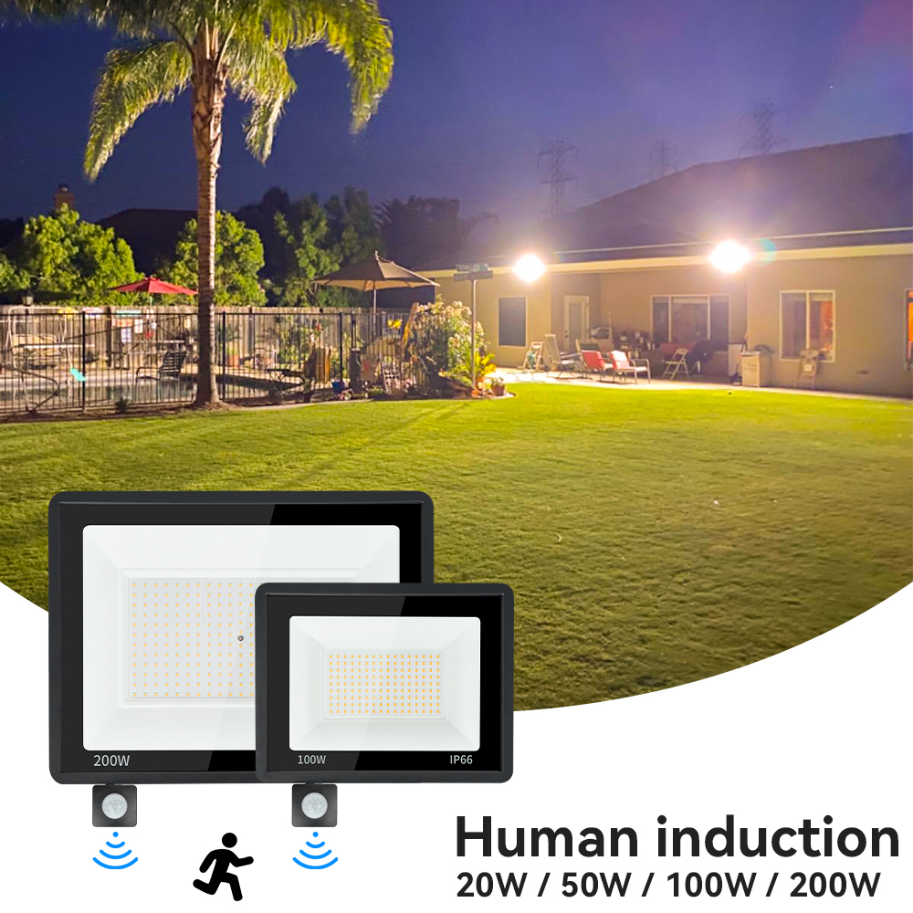 Balance Beam Outdoor - 200W LED PIR Motion sensor floodlight