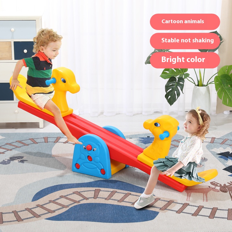 Kids Outdoor Storage - Outdoor Countyard Animal Seesaw Board Toys