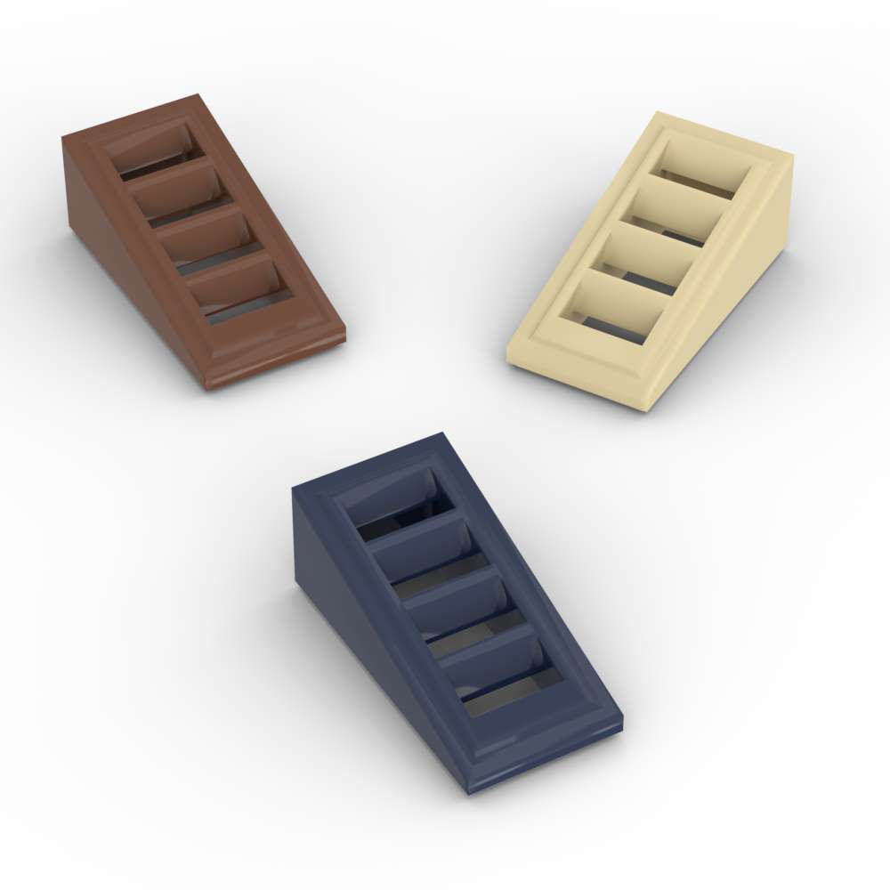 Kids Outdoor Bbq - MOC 10PCS 61409 2x1x2/3 Slope 18