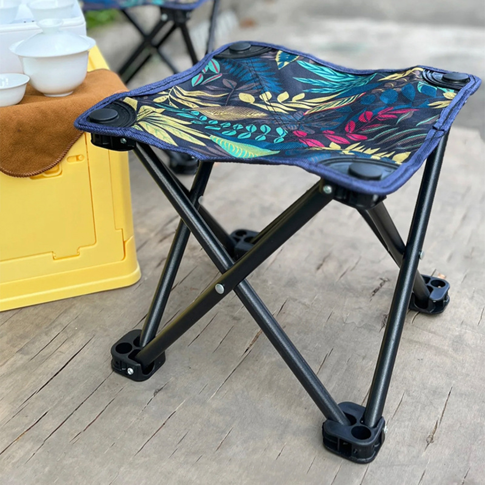 Kids Outdoor Seating - Folding Stool Mini Camping Chair Beach