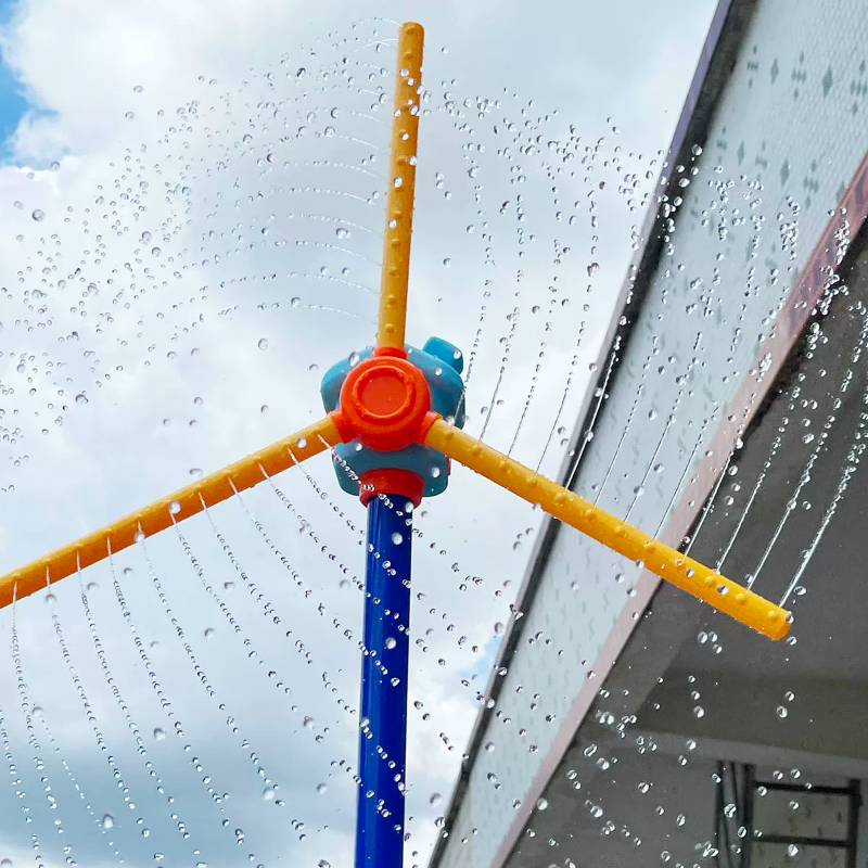 Kids Outdoor Yard Tools - Windmill Water Sprinkler Garden Lawn Sprinkler