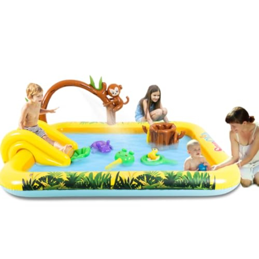 Outdoor inflatable jungle anim - Kids Outdoor Pool のレビューと価格