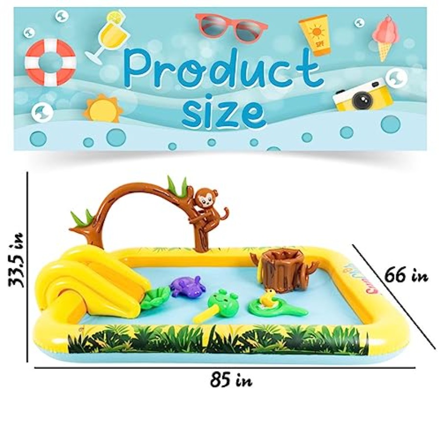 Outdoor inflatable jungle anim - Kids Outdoor Pool のレビューと価格