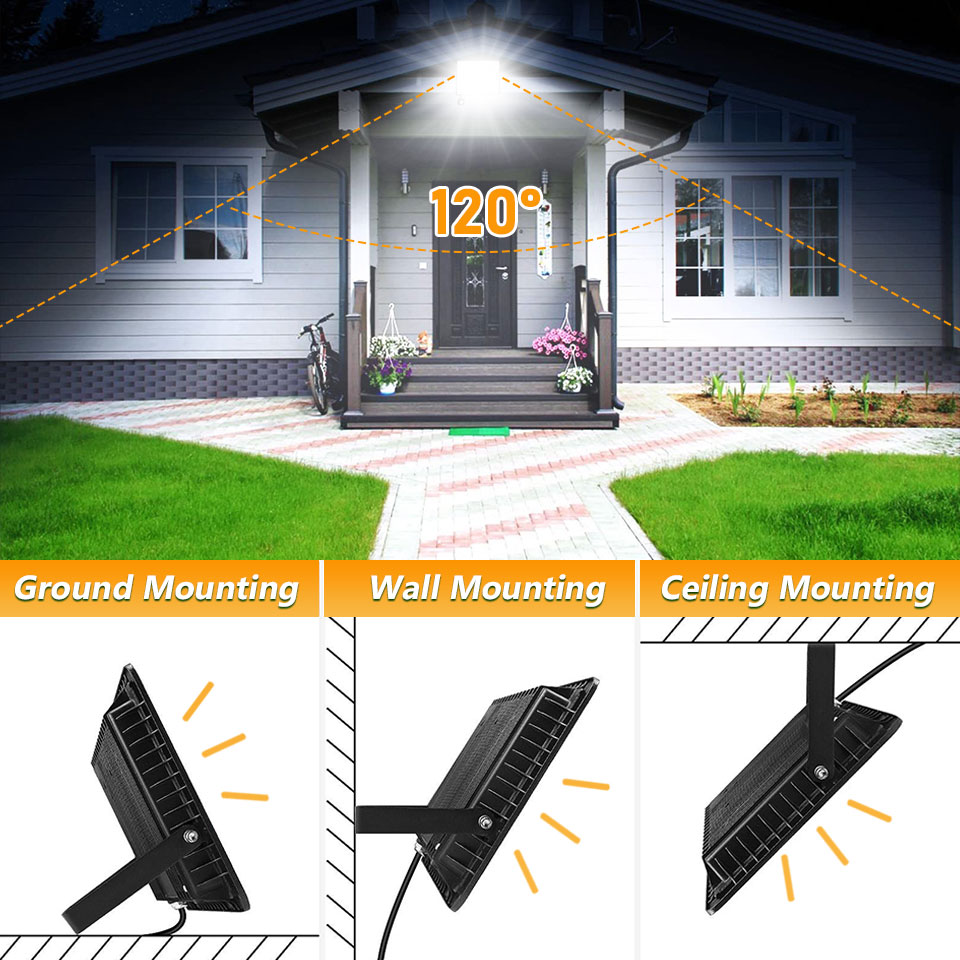 LED PIR Motion Sensor Floodlig - Balance Beam Outdoor のレビューと価格