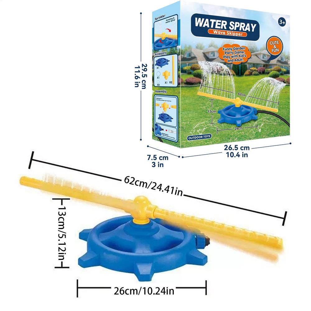 360 Degree Water Sprinkler Rot - Kids Outdoor Yard Tools のレビューと価格