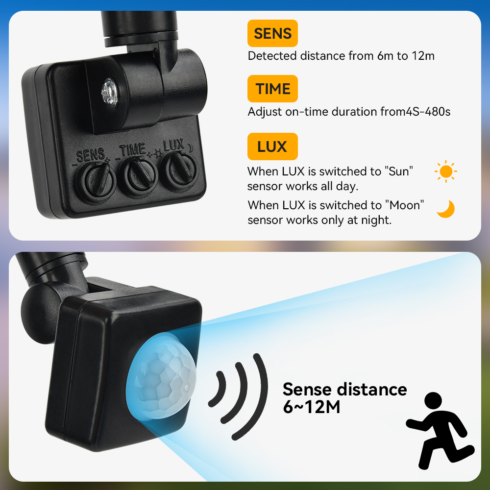 200W LED PIR Motion sensor flo - Balance Beam Outdoor のレビューと価格