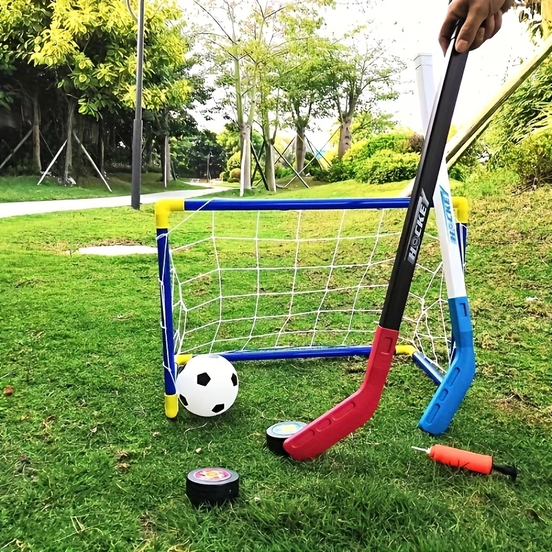 2 in 1 Kids Hockey & Soccer Go - Kids Outdoor Hockey Set のレビューと価格