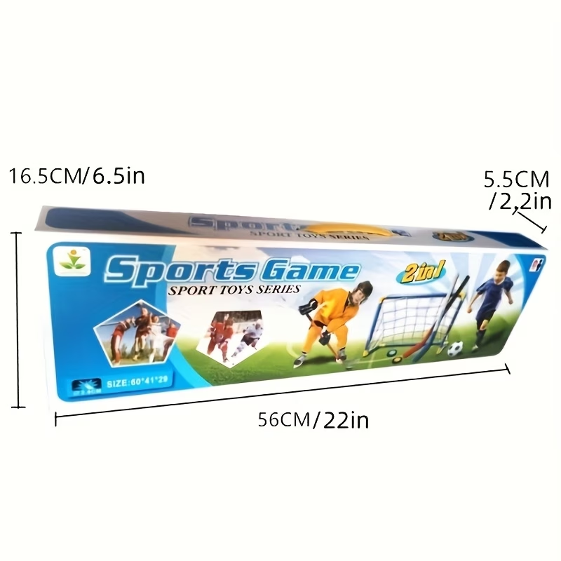 2 in 1 Kids Hockey & Soccer Go - Kids Outdoor Hockey Set のレビューと価格