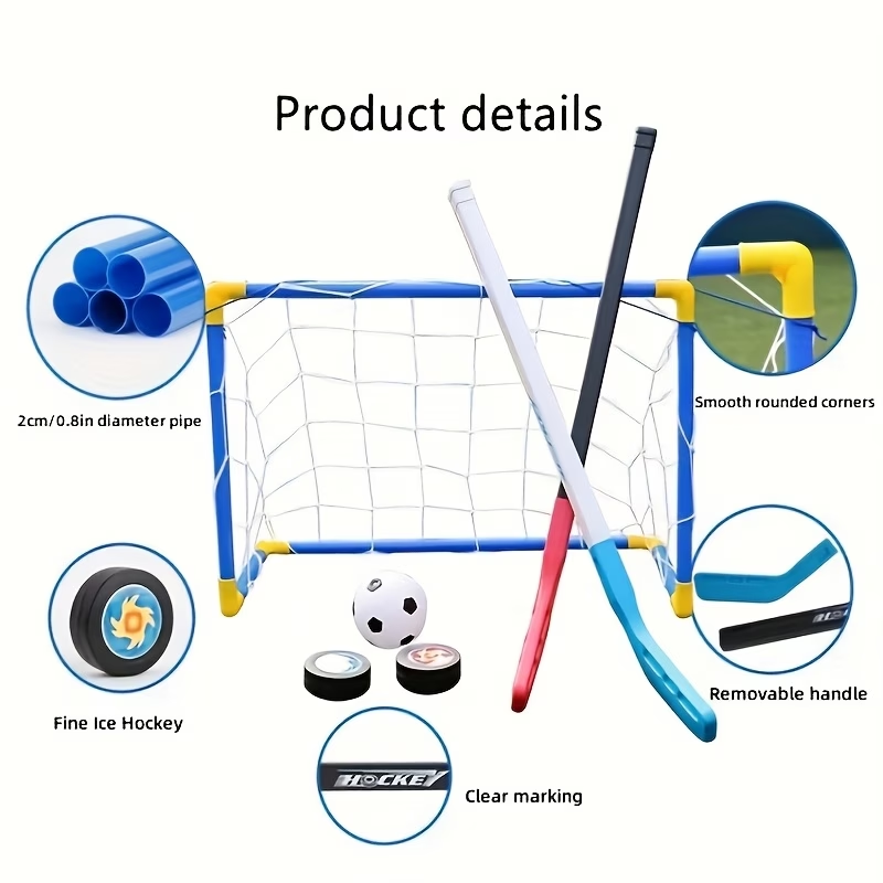 2 in 1 Kids Hockey & Soccer Go - Kids Outdoor Hockey Set のレビューと価格
