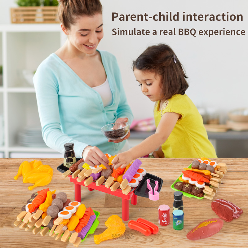 Mini Kitchen Pretend Play Toys - Kids Outdoor Bbq のレビューと価格