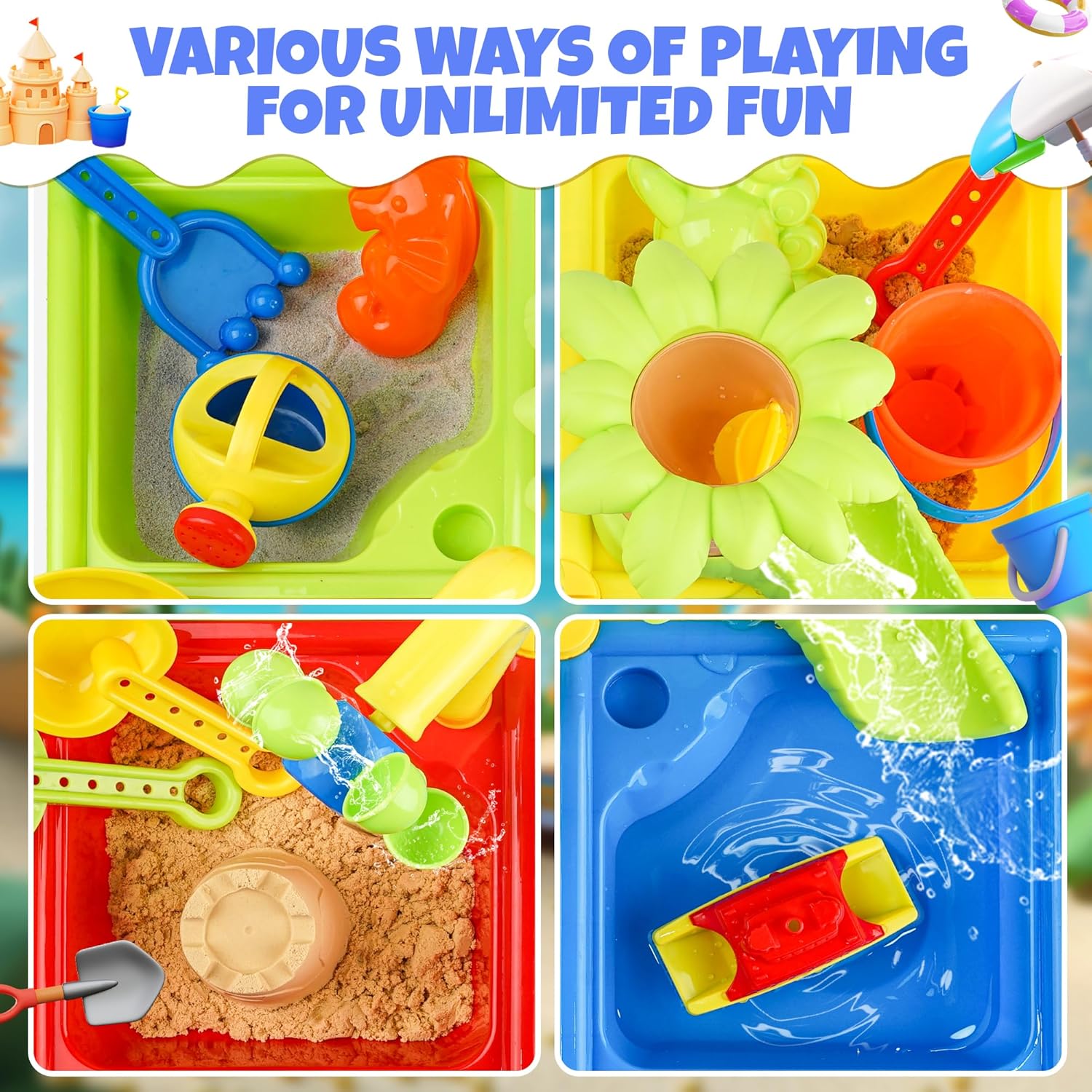 25 Pcs Summer Water Table for  - Kids Outdoor Pool のレビューと価格