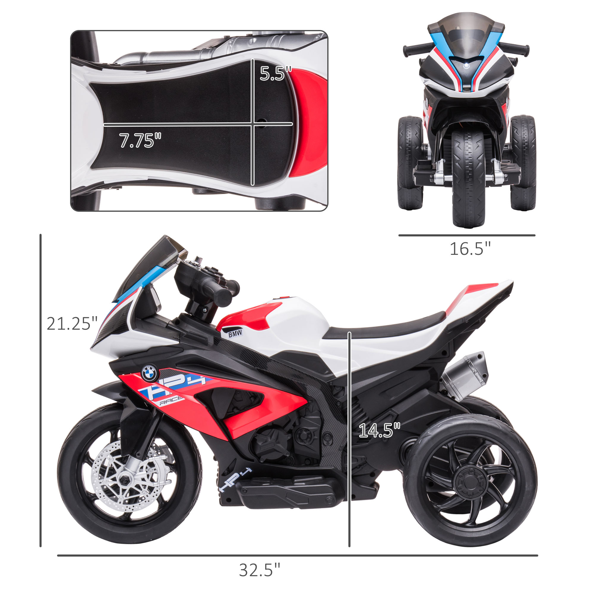 Kids Electric Ride On Toy 6V M - Kids Outdoor Ride On のレビューと価格