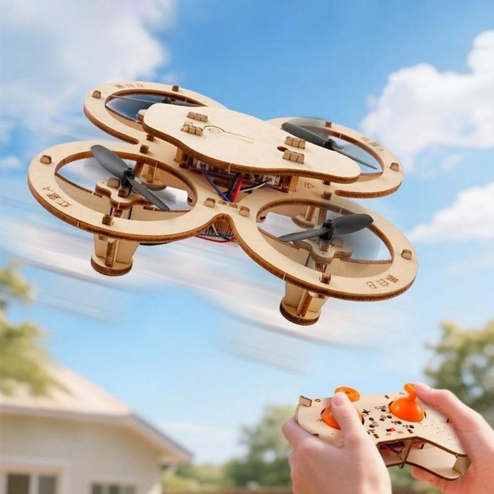 Rc Drone Toy Wooden Drone Puzz - Kids Outdoor Activity Set のレビューと価格