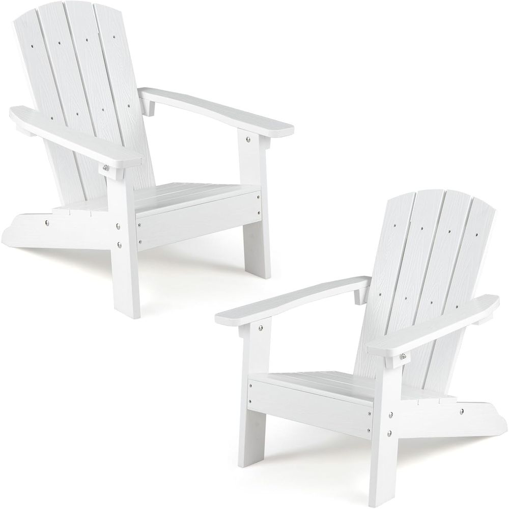 Kids Adirondack Chair, All-Wea - Kids Outdoor Lawn Chair のレビューと価格