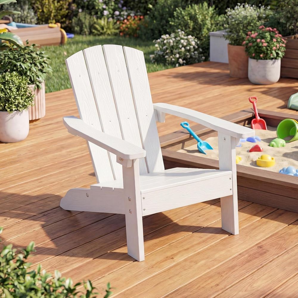 Kids Adirondack Chair, All-Wea - Kids Outdoor Lawn Chair のレビューと価格