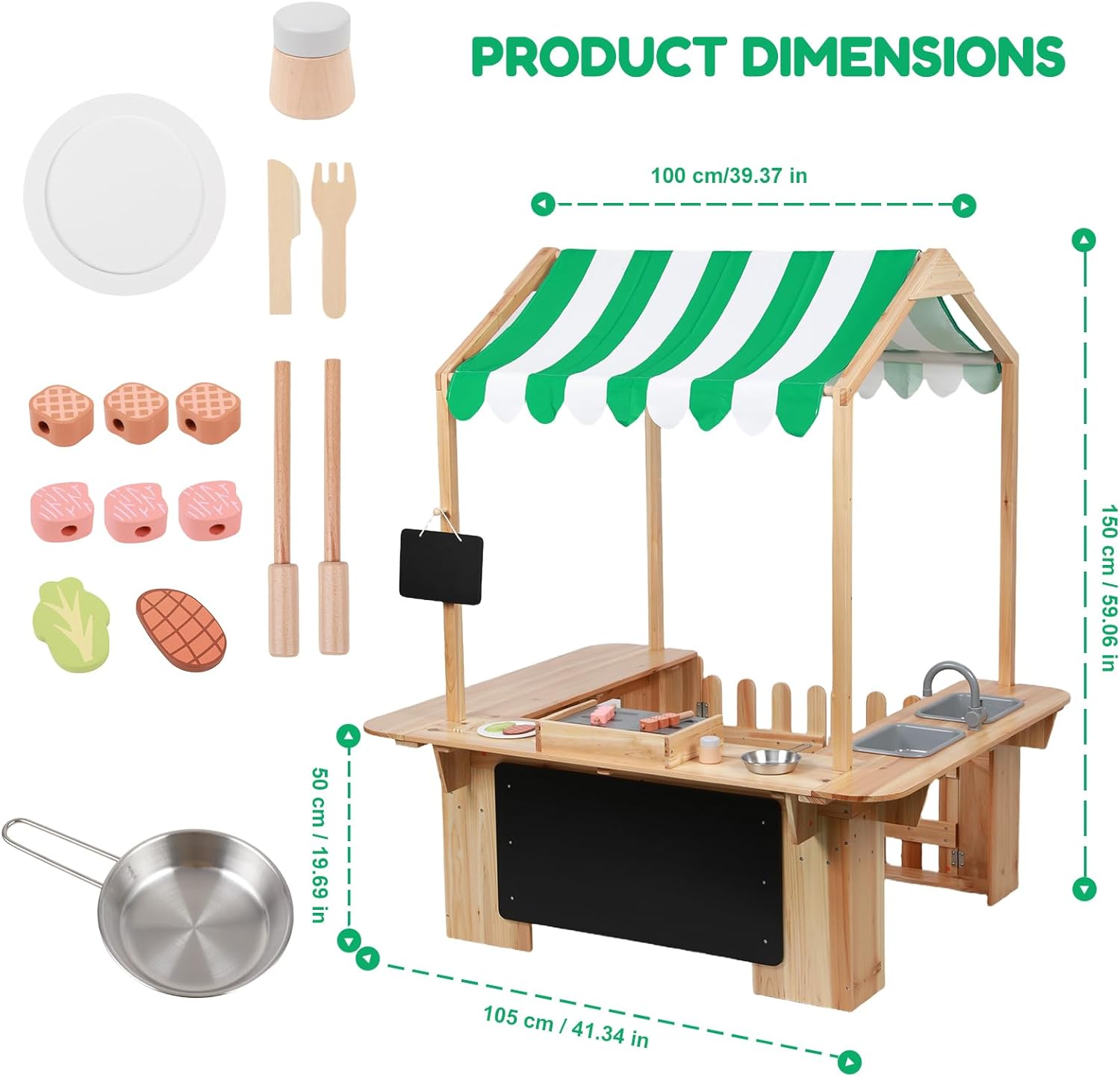 Kids Outdoor Playhouse, Mud Ki - Kids Outdoor Bbq のレビューと価格