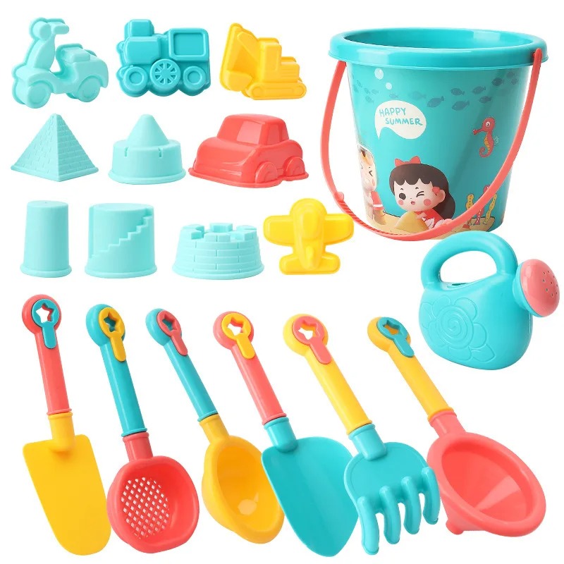 18PCS Beach Toy Set Bucket Sea - Kids Outdoor Storage のレビューと価格