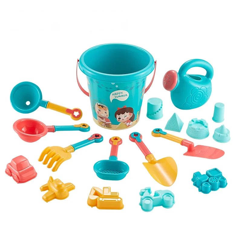 18PCS Beach Toy Set Bucket Sea - Kids Outdoor Storage のレビューと価格