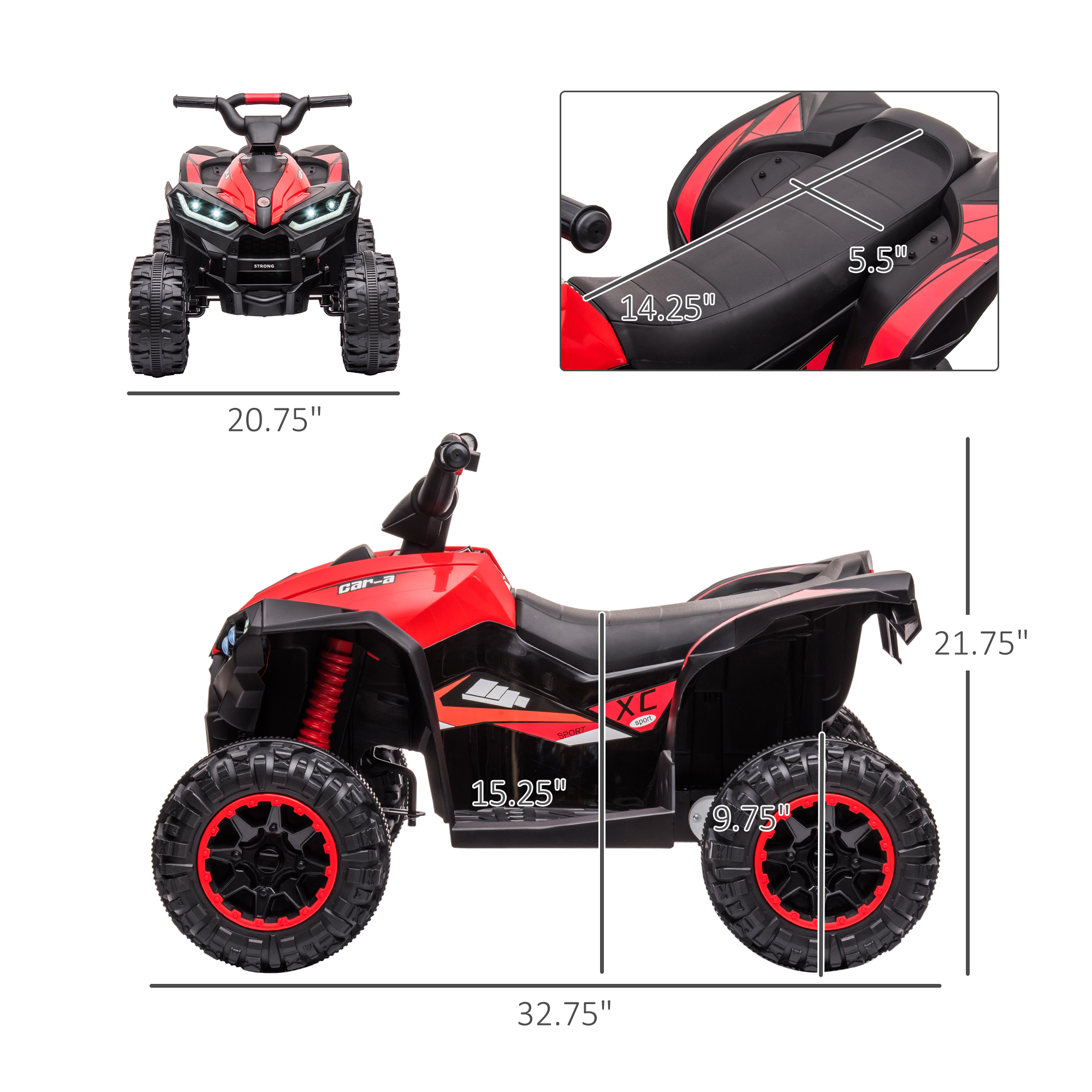 Kids Electric Ride On Toy 12V  - Kids Outdoor Ride On のレビューと価格