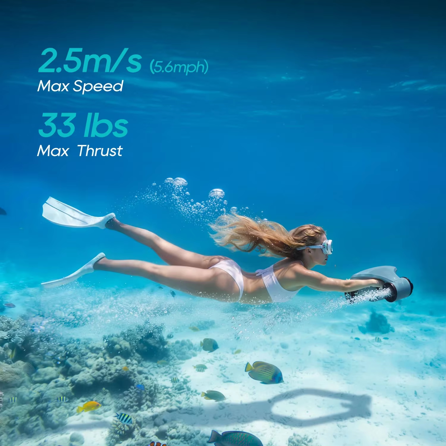 Asiwo MANTA 2 Underwater Scoot - Kids Outdoor Pool のレビューと価格