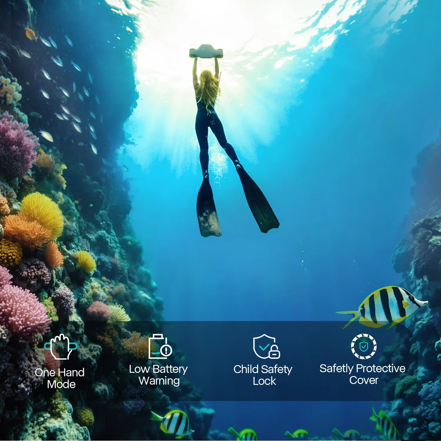 Asiwo MANTA 2 Underwater Scoot - Kids Outdoor Pool のレビューと価格