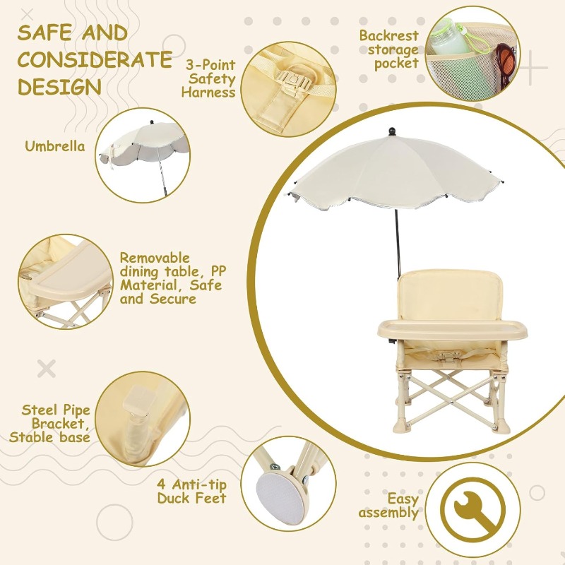 Baby Outdoor Beach Chair with  - Kids Outdoor Seating のレビューと価格