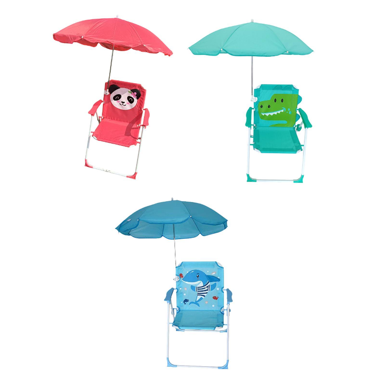 Kids Beach Chairs with Umbrell - Kids Outdoor Lawn Chair のレビューと価格