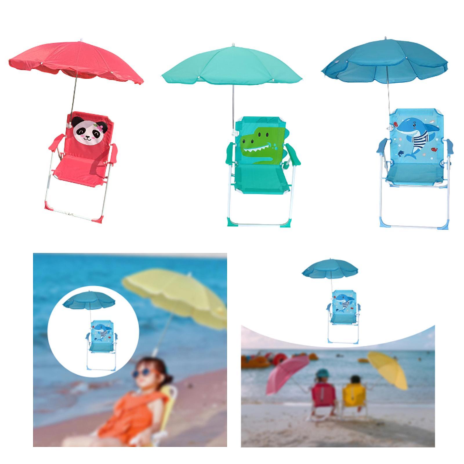Kids Beach Chairs with Umbrell - Kids Outdoor Lawn Chair のレビューと価格