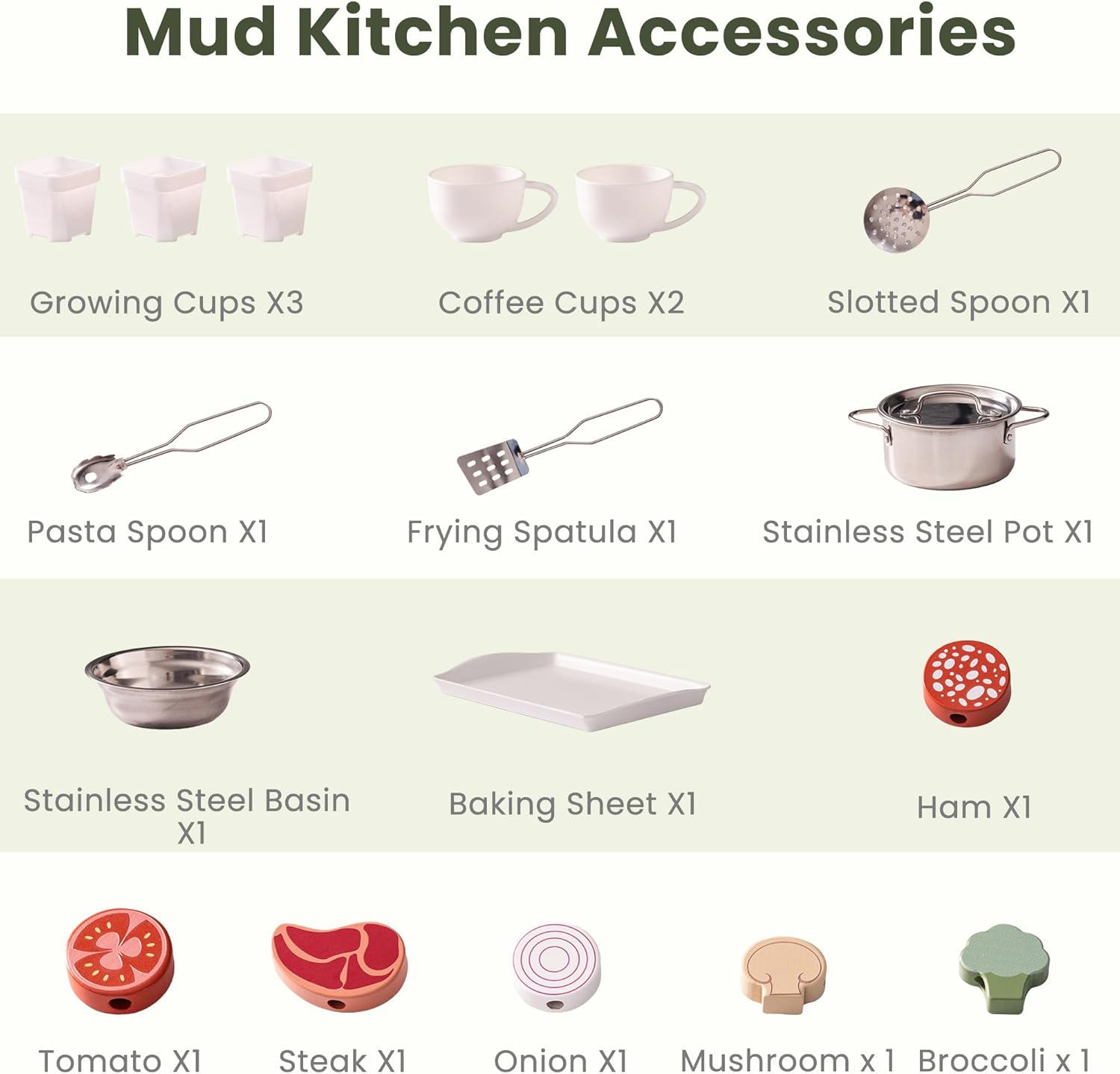 Wooden Mud Kitchen for Kids, O - Kids Outdoor Bbq のレビューと価格