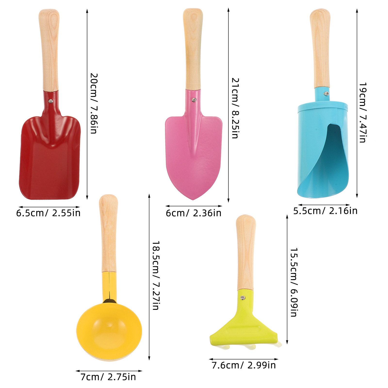 5Pcs Kids Gardening Tool Set C - Kids Outdoor Yard Tools のレビューと価格