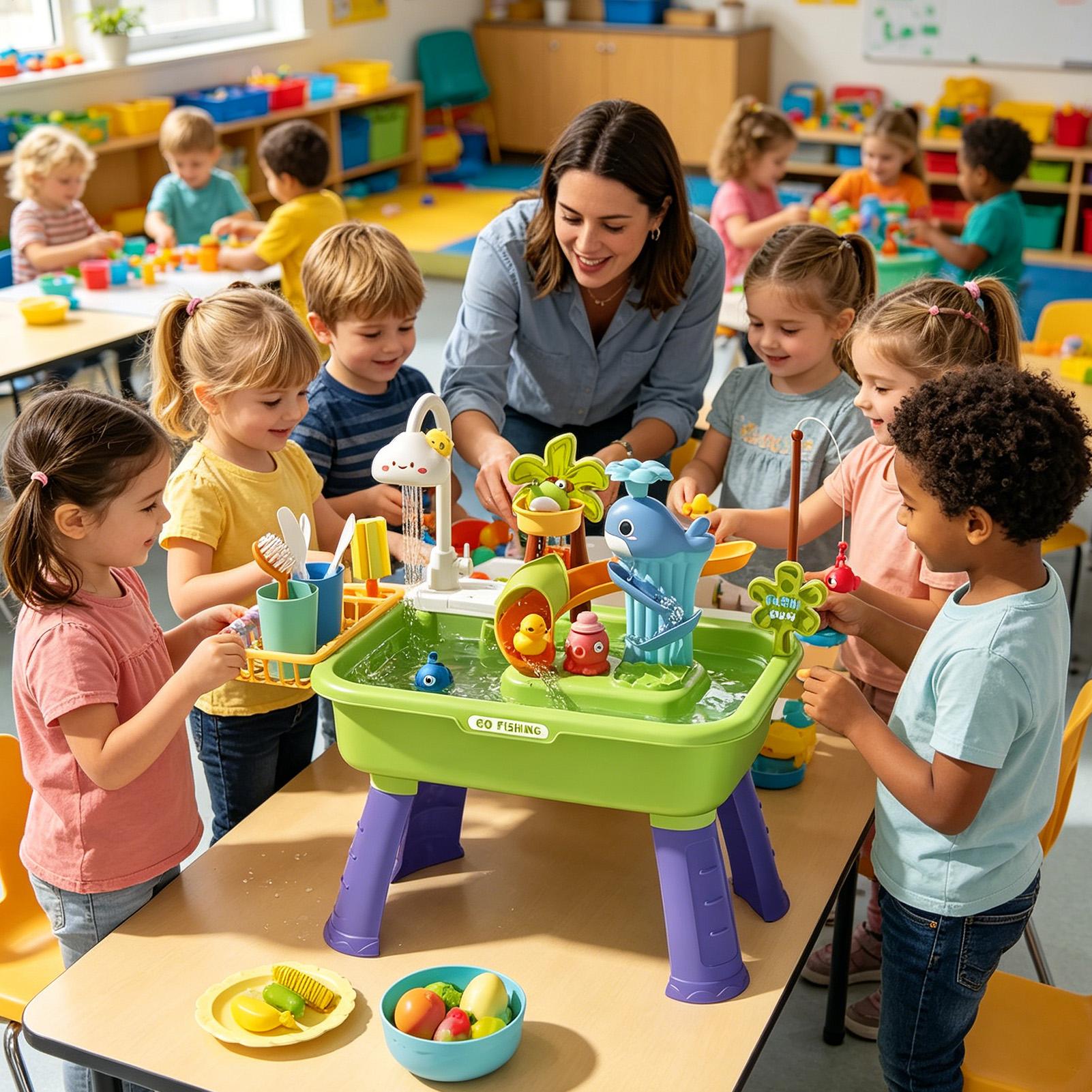 Water Table For Kids With Pump - Kids Outdoor Sink のレビューと価格
