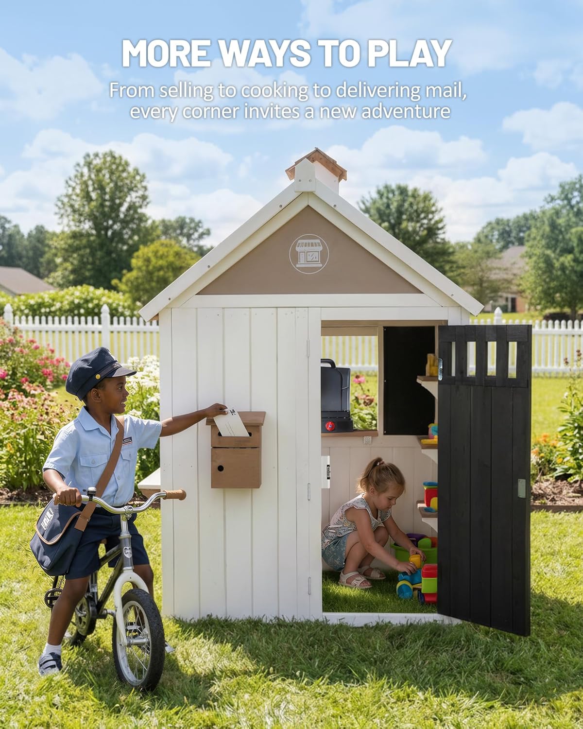 2-in-1 Cedar Wooden Kids Outdo - Kids Outdoor Bbq のレビューと価格