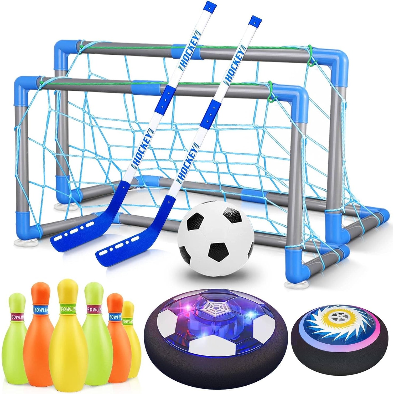 3-in-1 Hover Soccer Ball Hocke - Kids Outdoor Hockey Set のレビューと価格