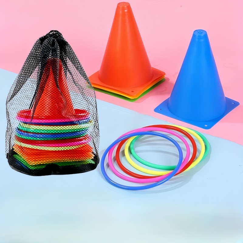1Set Toss Cones Rings Party Ga - Kids Outdoor Yard Tools のレビューと価格