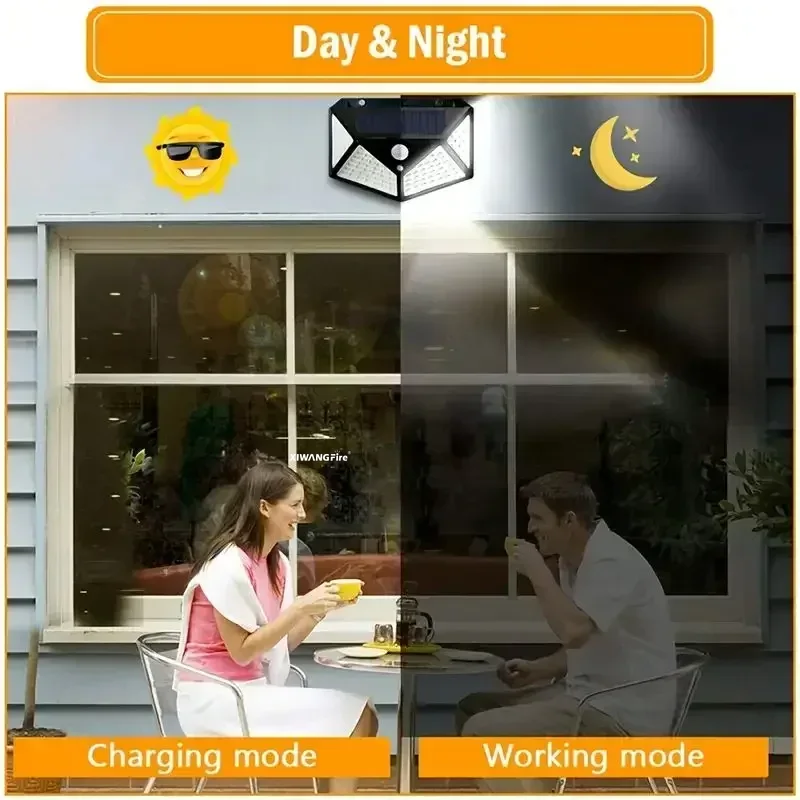 1-4PCS 100LED Solar Flood Wall - Balance Beam Outdoor のレビューと価格
