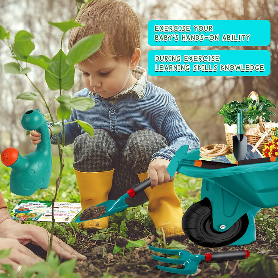 Kids Wheelbarrow Gardening Too - Kids Outdoor Yard Tools のレビューと価格