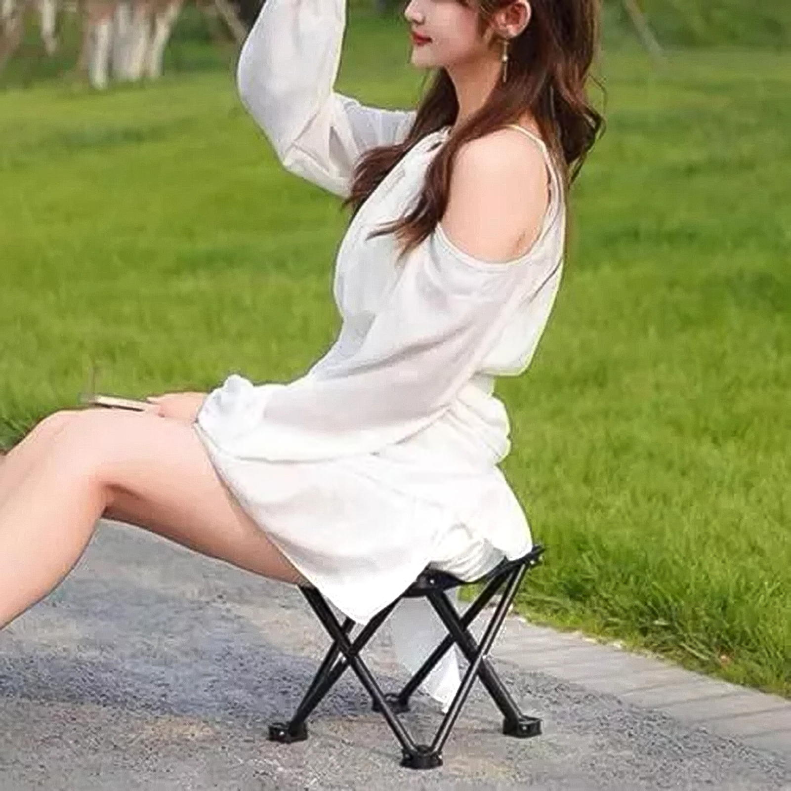 Folding Stool Mini Camping Cha - Kids Outdoor Seating のレビューと価格