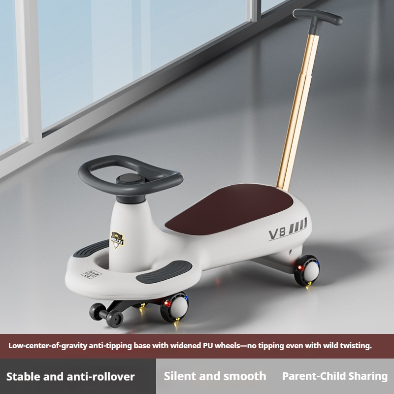 OULEXI V8 Kids Swing Car 1-6 Y - Kids Outdoor Ride On のレビューと価格