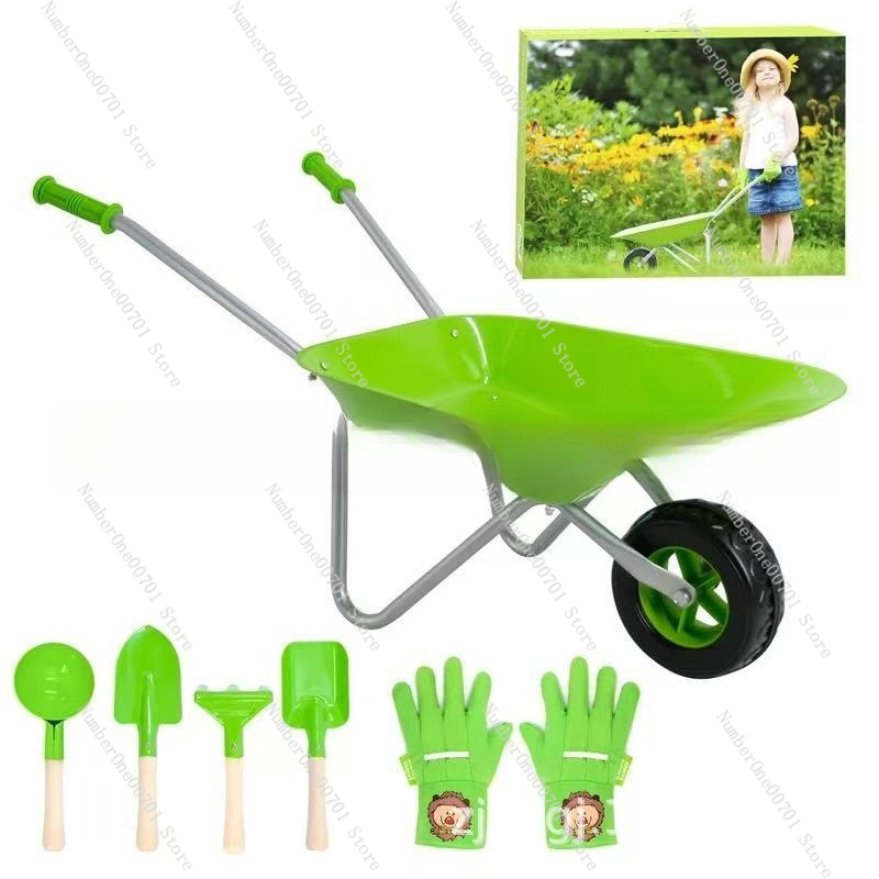 Kids Outdoor Wheelbarrow, Gree - Kids Outdoor Activity Set のレビューと価格