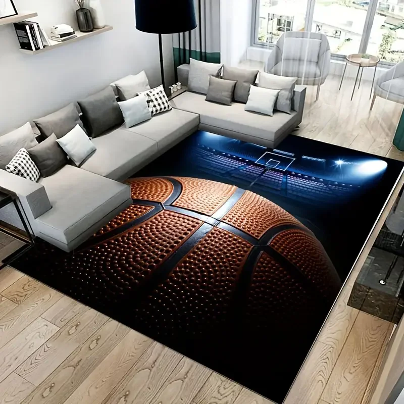 3D Basketball Area Rug Large,C - Kids Outdoor Kitchen Diy のレビューと価格
