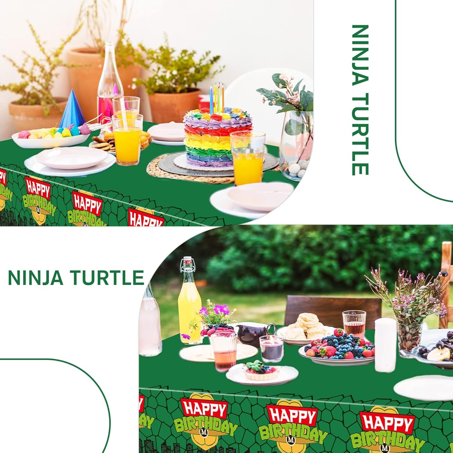 Ninja Turtle Tablecloth for Ki - Kids Outdoor Water Table のレビューと価格