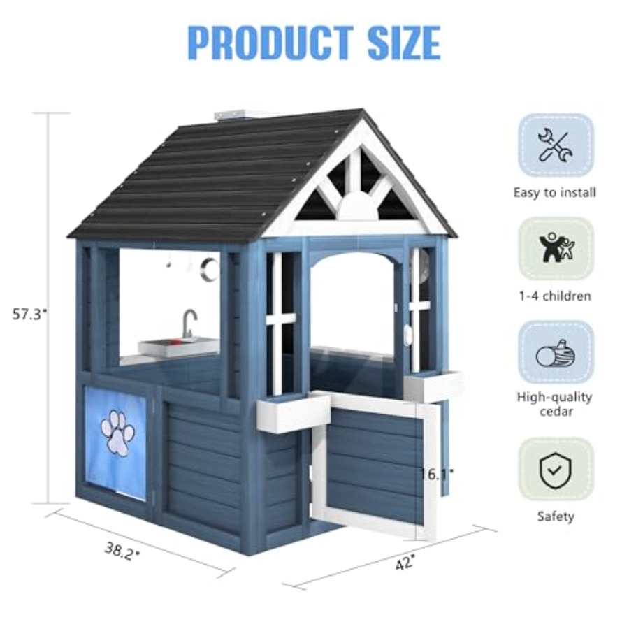 Outdoor playhouse for kids ced - Kids Outdoor Sink のレビューと価格