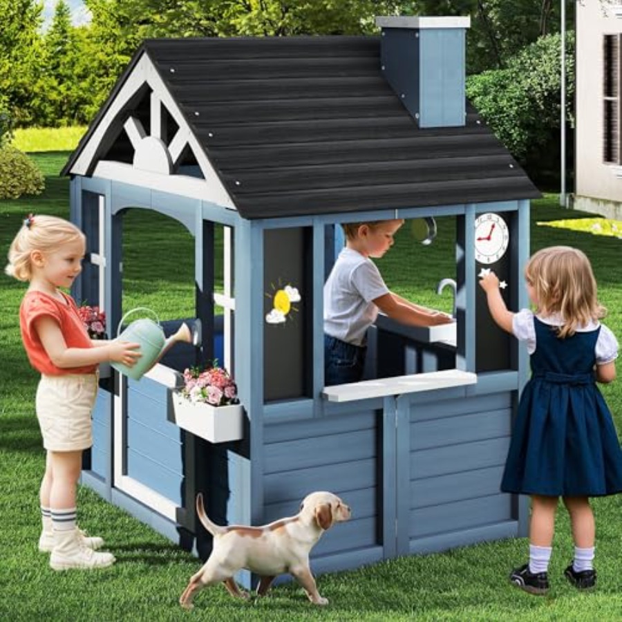 Outdoor playhouse for kids ced - Kids Outdoor Sink のレビューと価格