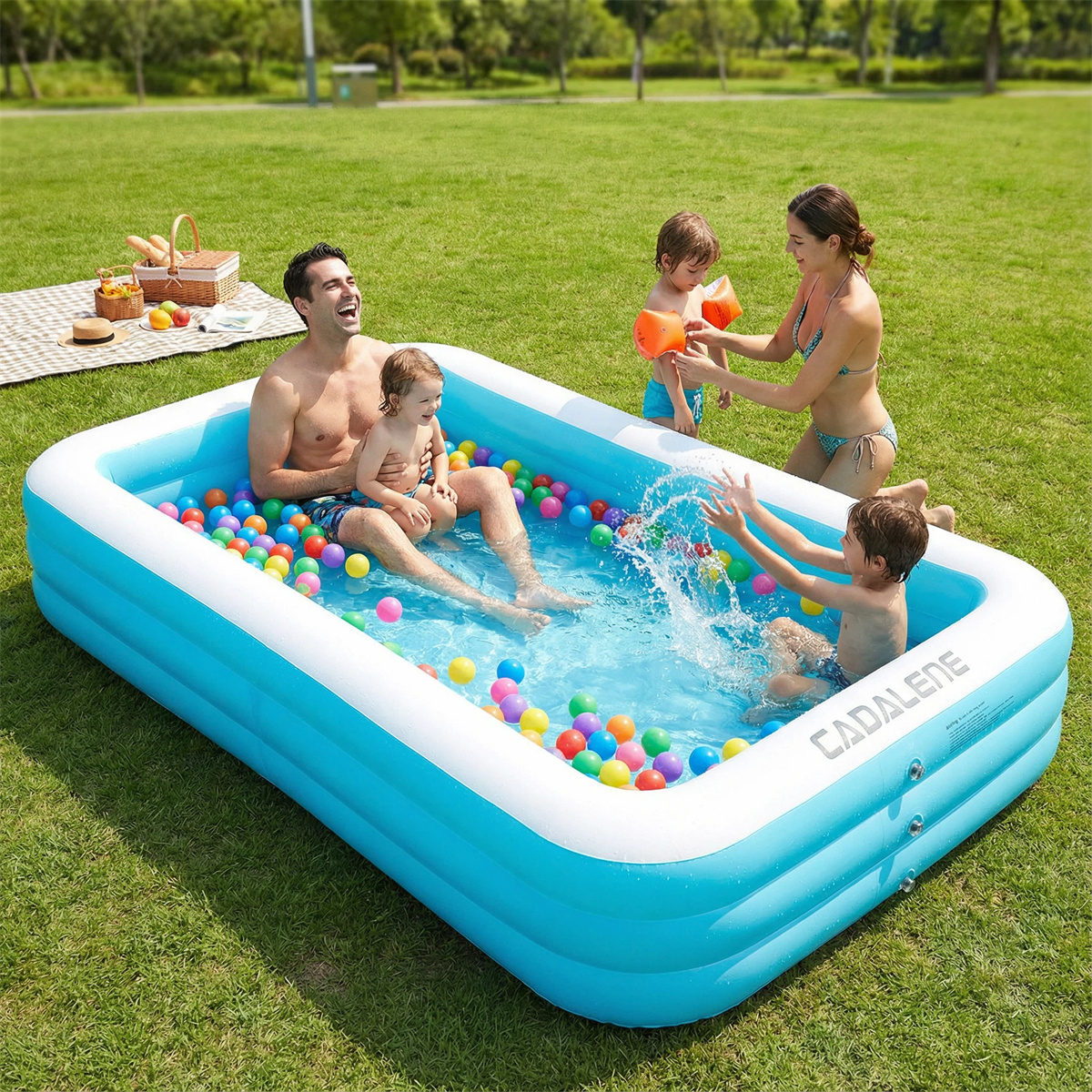 Inflatable swimming Pool for K - Kids Outdoor Pool のレビューと価格