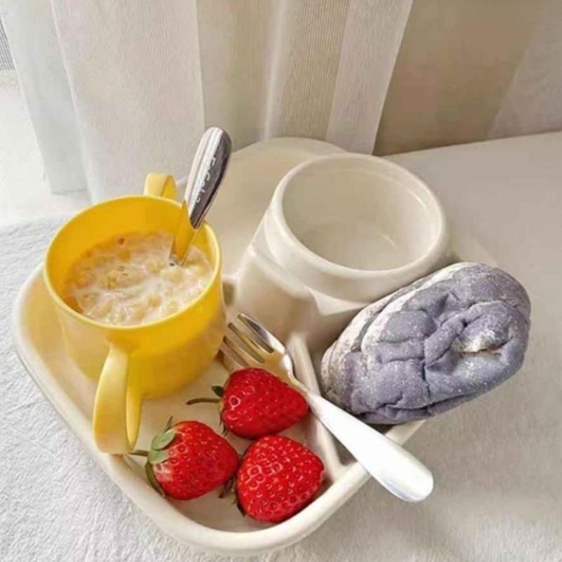 21cm Breakfast Divided Plate P - Kids Outdoor Bbq のレビューと価格