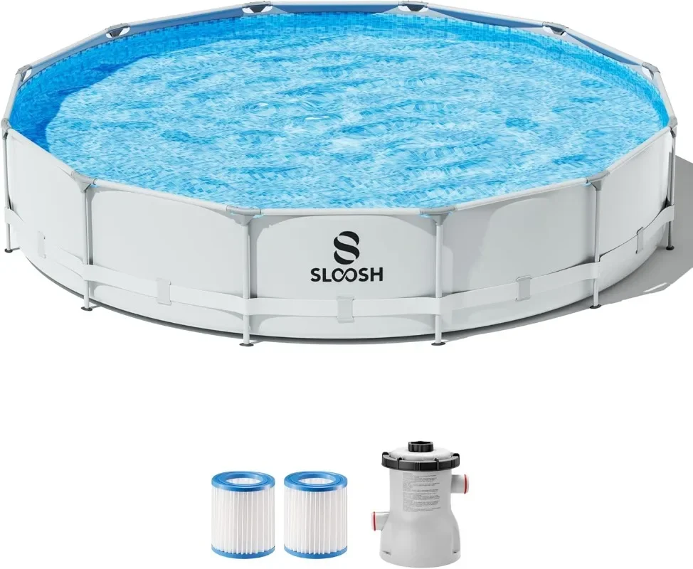 SLOOSH Round Above Ground Pool - Kids Outdoor Pool のレビューと価格