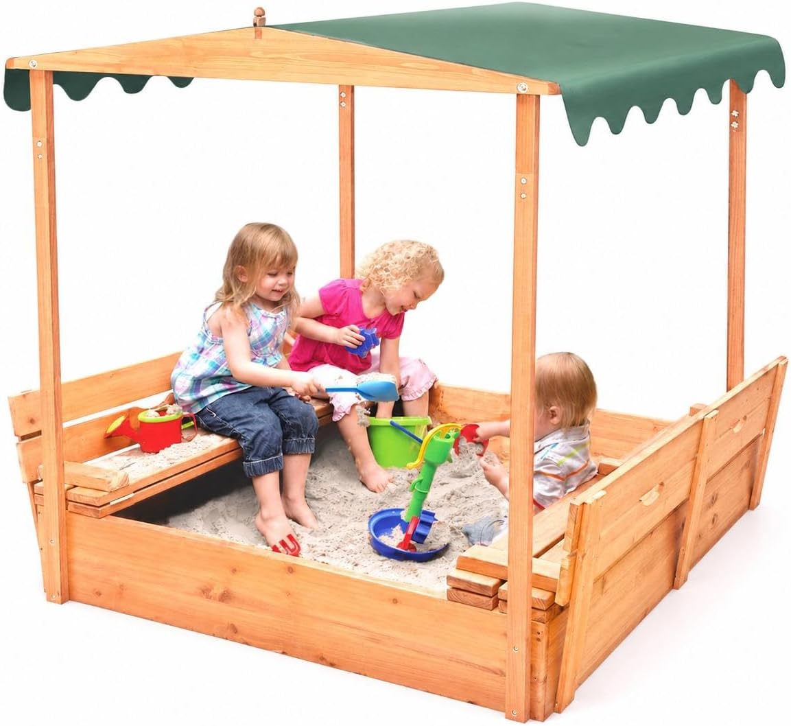 Badger Basket Sandbox for Kids - Kids Outdoor Seating のレビューと価格