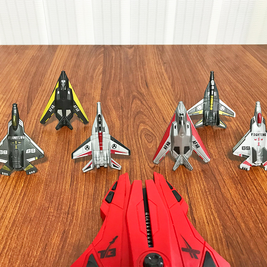 6pcs Fighter Plane Red Launche - Kids Outdoor Storage のレビューと価格