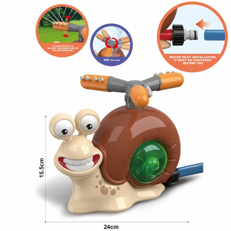 Water Spray Outdoor Toy Snail  - Kids Outdoor Yard Tools のレビューと価格