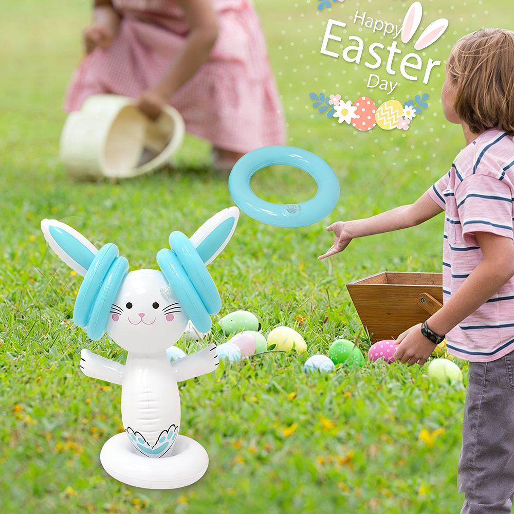 Easter Inflatable Bunny Ring T - Kids Outdoor Activity Set のレビューと価格